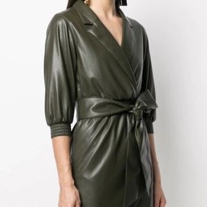 Alice and Olivia Vegan Leather Dress